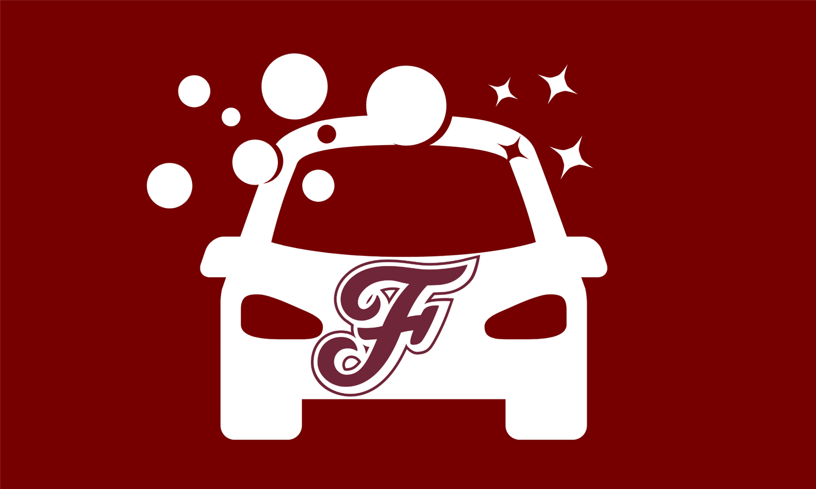 Car Wash graphic with the Franklin High Power F